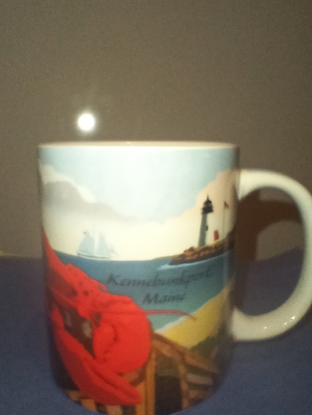 Vintage Kennebunkport Maine Souvenir Mug